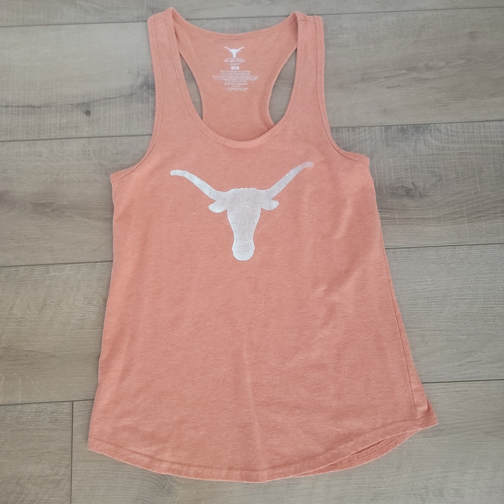 UT Austin Longhorns Burnt Orange Racerback Tank Women's XS Game